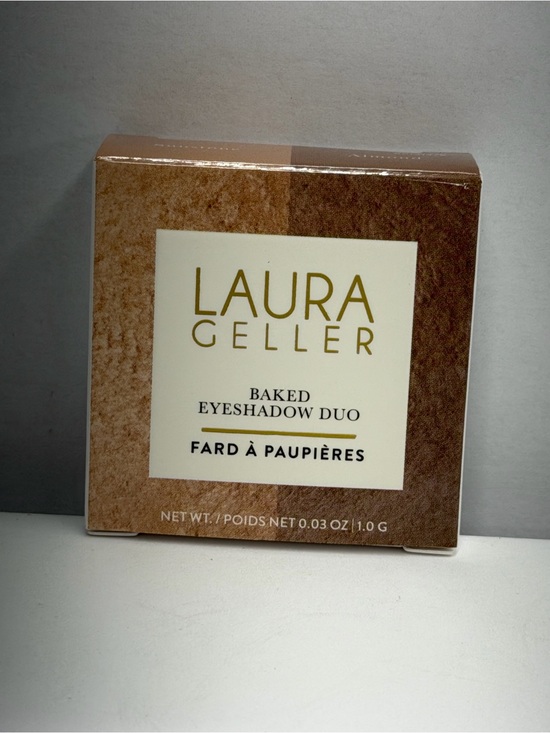 Laura Geller Other - Laura Geller Baked Eyeshadow Duo Sunstone Almond 0.03 oz Full Size NIB